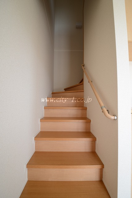 居室への階段